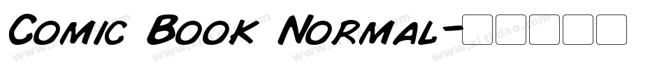 Comic Book Normal字体转换